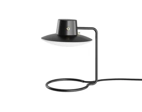 AJ Oxford Table Lamp Low, black