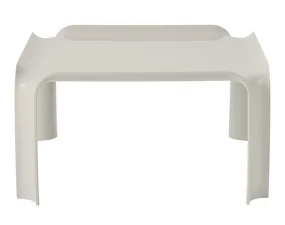 T877 Side Table, alabaster white