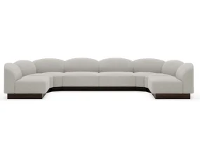 Shore Modular Sofa Configuration 8, Romo Ruskin Quill