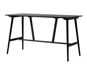 In Between SK28 Bar Table, black lacquered oak