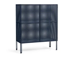 Perforated Cabinet Floor Medium, steel blue