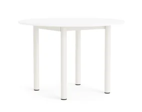 Annex Round Table Ø110, cream white/white laminate