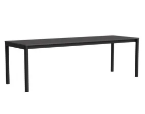 Annex Flush Table 240x80, charcoal/dark grey