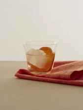 Curve Tumbler Glass Small, set of 2, clear