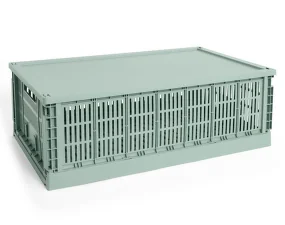 Colour Crate Lid Plastic X-Large, sage green