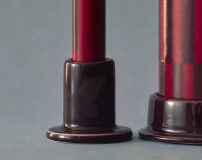 Tube Candleholder Small, bordeaux