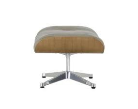 Lounge Chair Ottoman Cherry, Leather Natural F78 dark sand