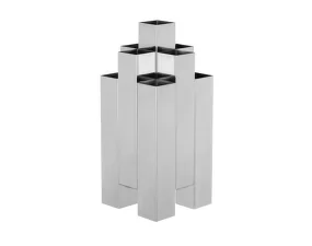 Tessera Vase, mirror polished