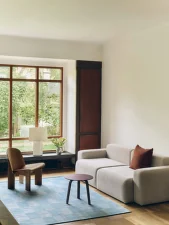 Bella Coffee Table Ø45x39, dark bordeaux