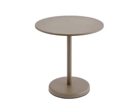 Linear Steel Café Table Ø70, taupe