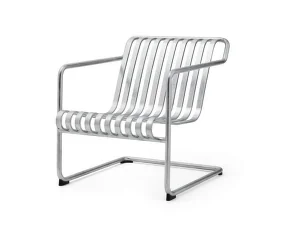 Palissade Cantilever Lounge Chair Low, galvanised