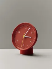 Table Clock, red