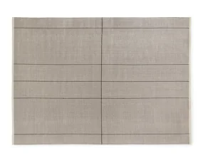 Seam Rug 250x350 cm, grey tones