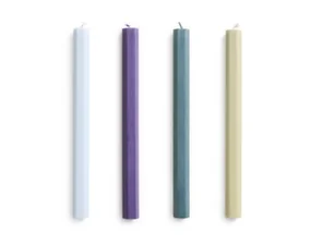 Hexagon Candle set of 4, meadow