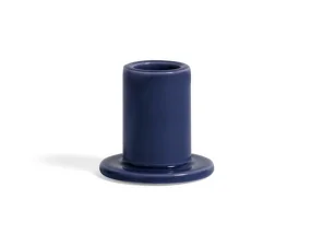 Tube Candleholder Small, midnight blue