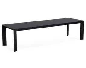 Chisel 30 Table Rectangular 300x95 cm, black lacquered oak
