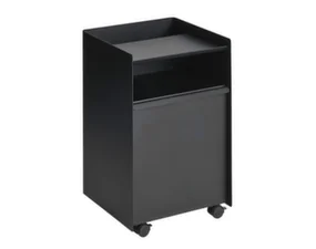 Folded Trolley Low Drawer, black