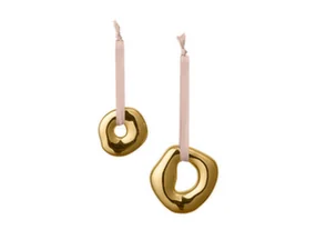 Orrith Ornaments Set of 2, brass
