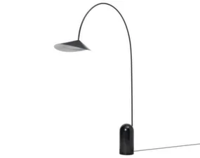 Arum Arched Floor Lamp, black