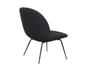Beetle Lounge Chair, black matt / Remix 183