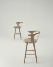 In Between SK7 Counter Chair, oiled oak