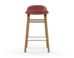 Form Bar Chair 65 cm Oak, red