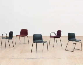 AAC 18 Chair White Steel, pastel green