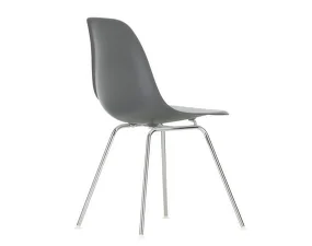 Eames Plastic Side Chair DSX RE, granite grey