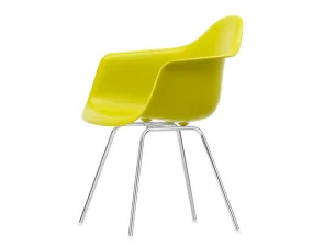 Eames Plastic Armchair DAX, mustard