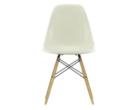 Eames Fiberglass Side Chair DSW, parchment/ash