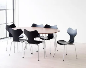 Grand Prix™ Chair Coloured, chrome/black