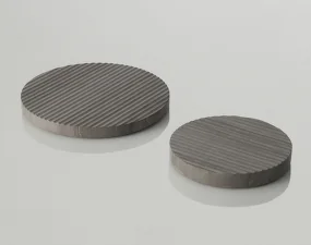 Groove Trivet ø16, grey marble 