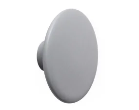 The Dots Coat Hook L, grey