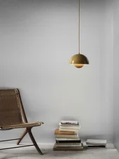 Flowerpot VP1 Pendant, mustard