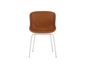 Hyg Chair Steel Front Upholstery, white/ultra leather