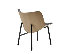 Dapper Lounge Chair, black base / Sense Black leather