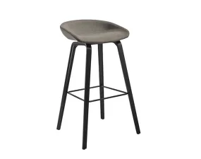 AAS 33 Bar Stool High Black Oak Veneer, Hallingdal 153
