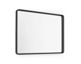 Norm Wall Mirror Rectangular, black