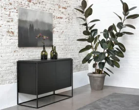 Monolit Sideboard, black oak/black