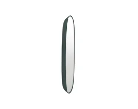 Framed Mirror Small, dark green/clear
