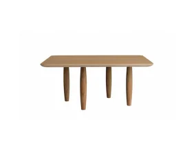 Oku Coffee Table, light smoked oak
