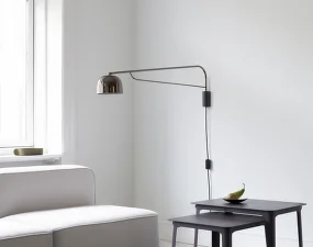 Grant Wall Lamp 43 cm, black