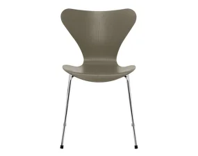 Series 7™ Chair Coloured, chrome/olive green