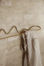 Curvature Towel Hanger, brass