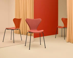Series 7™ Chair Front Upholstered, black/paradise orange