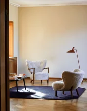 In Between SK24 Lounge Table, black lacquered oak