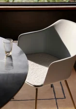 Rely Armchair HW33, bronzed / oyster