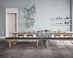 Nord Extension Leaf, white pigmented oak