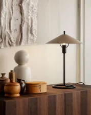 Filo Table Lamp, black/cashmere