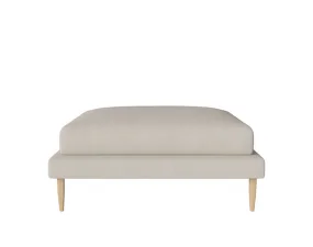 Veneda Pouf 112x88, white oak / Ascot beige
